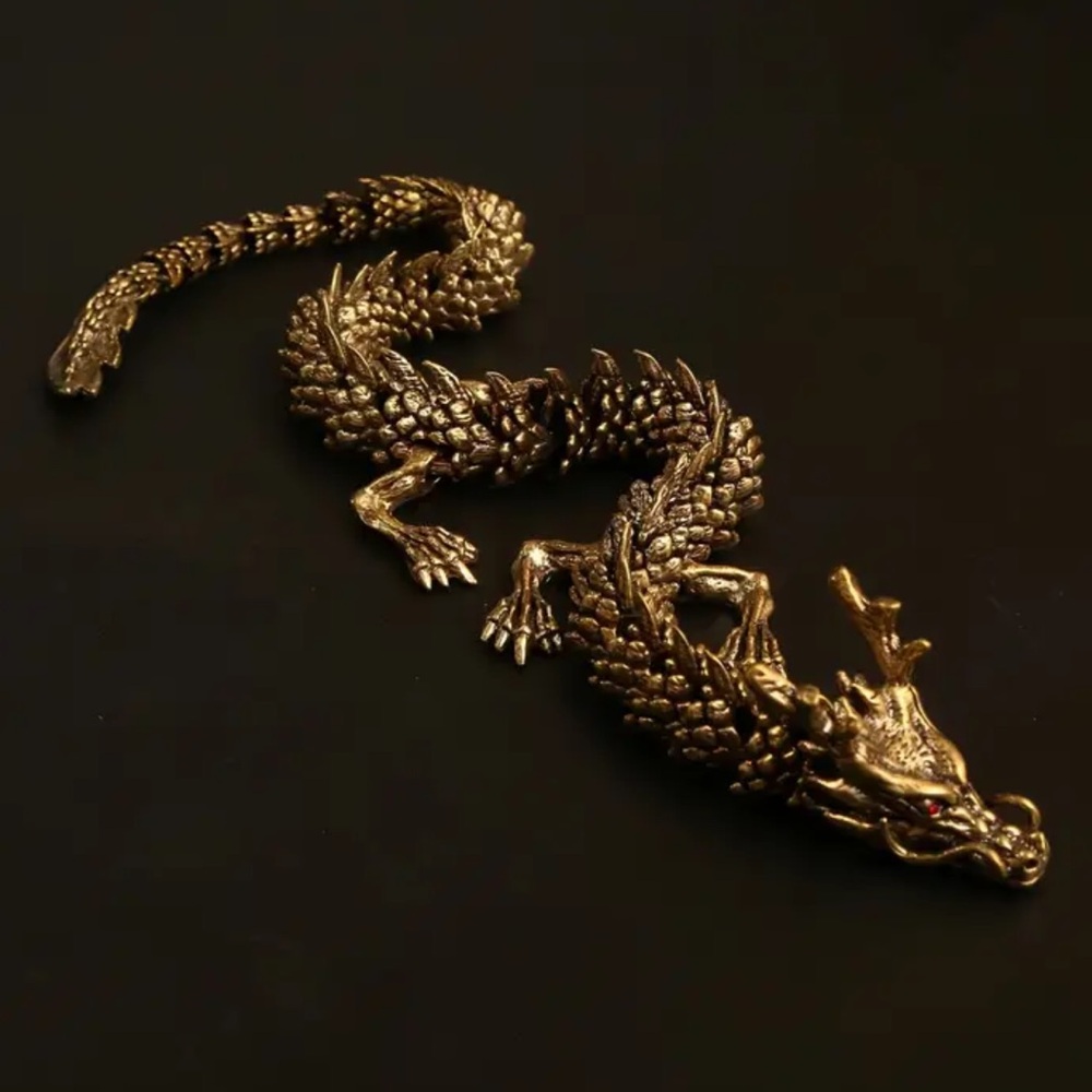 Brass dragon - Picture 7 of 7